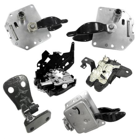 Car Door Components- Latch and Hinge - Pan Taiwan offers wide range of door latch, hood latch, hood latch, and trunk latch for customers all over the world.